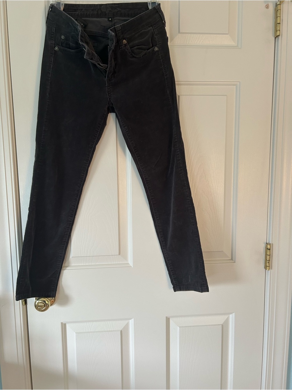Medium Grey Kut from the Kloth Corduroy Pants with Zip Fly